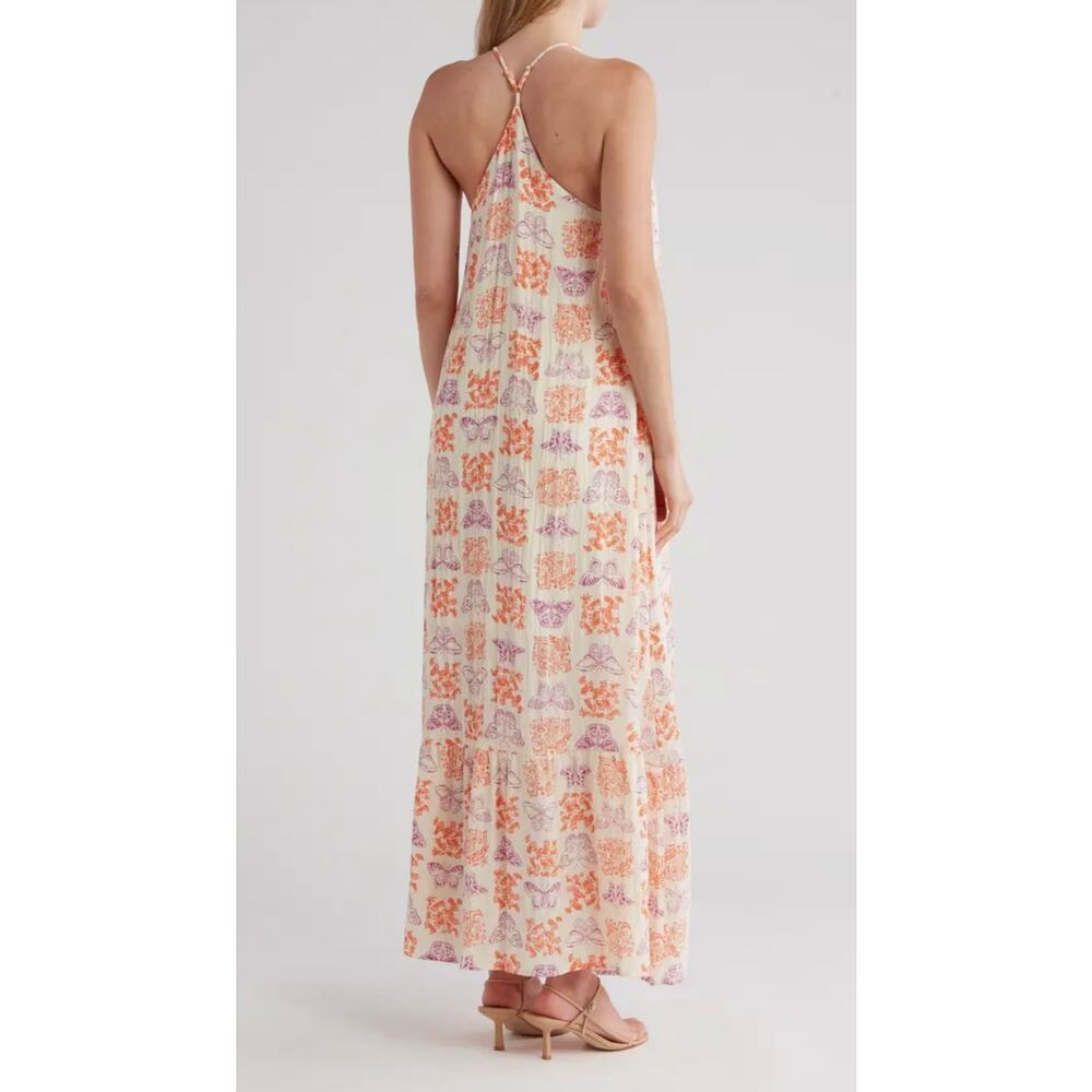 FRNCH Anais Butterfly Print Shift Dress Size Womens Small - Picture 2 of 8